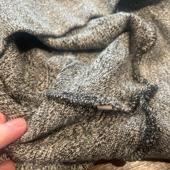 NWOT AG Adriano Goldschmied Men's M Cowl Neck Sweater Heather Gray Lightweight - Picture 6 of 6